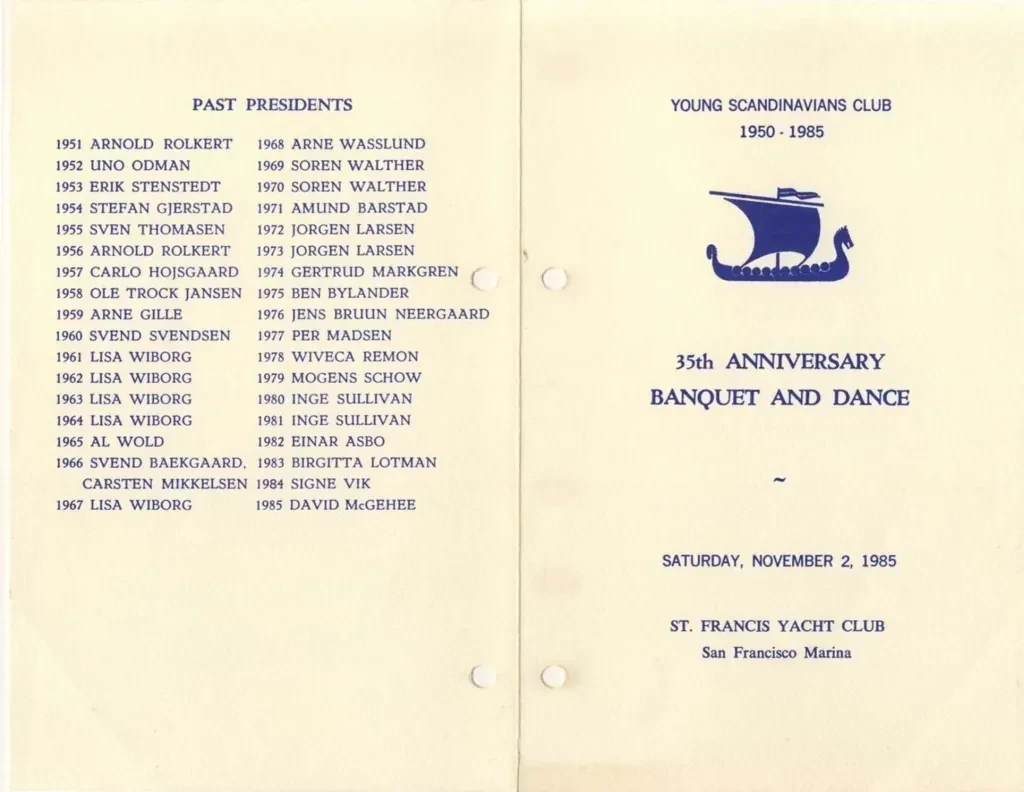 35th Anniversary celebration program cover