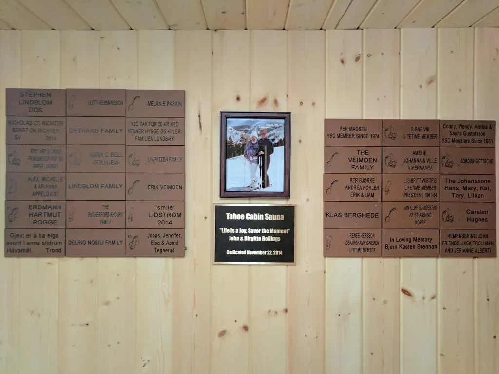 John Rollings Memorial Sauna at Tahoe